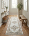 Beverly Grove Collection Area Rug -  Fairfax (Ivory) Runner Ivory  lifestyle 53