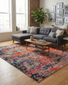 Colorburst Oasis Collection Area Rug -  Prism Rectangle Multi  lifestyle 11