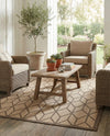 Sahara Sands Collection Area Rug -  Mut Rectangle Natural  lifestyle 9