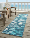 Seaside Haven Rugs Collection Area Rug -  Wavecrest Runner Blue  lifestyle 64