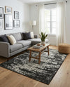 Urban Terrace Collection Area Rug -  Midtown Rectangle Black and White  lifestyle 6