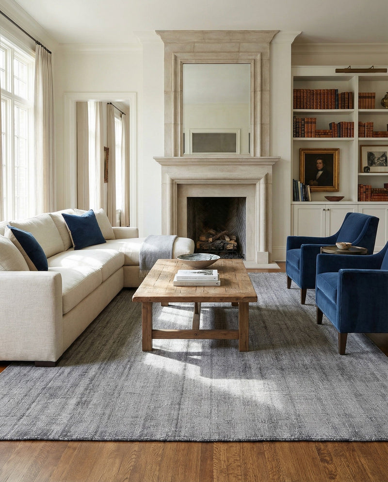 Berkshire Estate Collection Area Rug - Windsor (Earl Grey) Rectangle Earl Grey  lifestyle 6