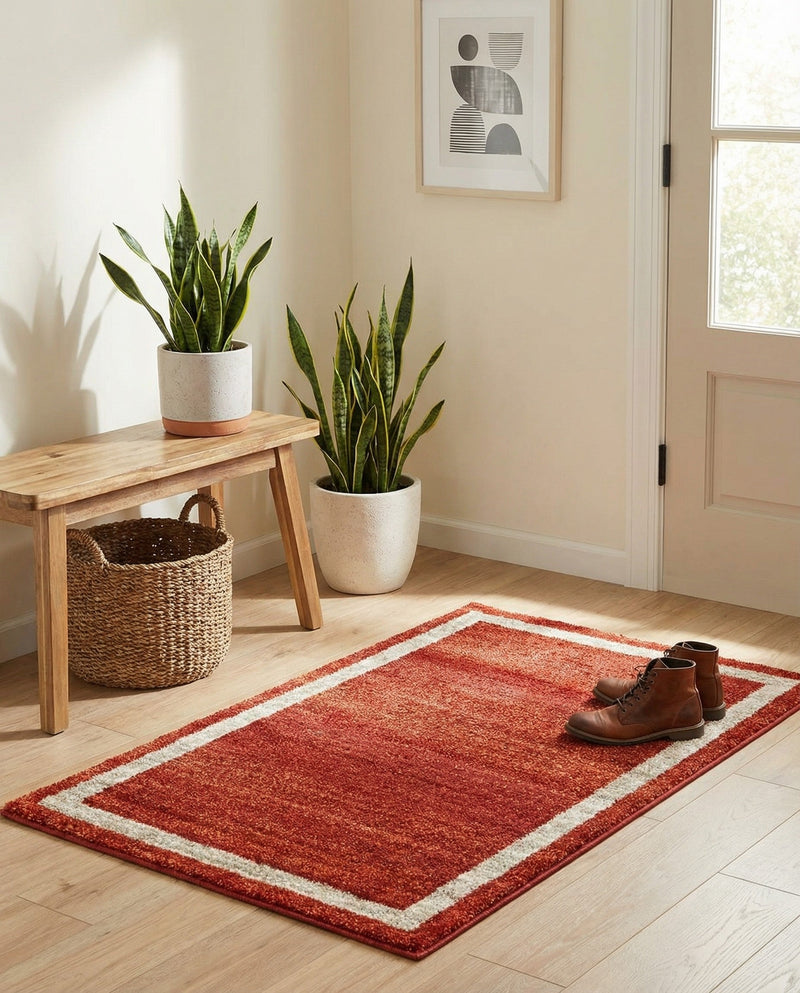 Studio Haven Collection Area Rug -  Alcove (Terracotta) Rectangle Terracotta  lifestyle 7