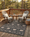 Mesa Oasis Rugs Collection Area Rug - Sundown Rectangle Black  lifestyle 44