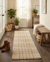 Sequoia Handwoven Jute Collection Area Rug - Charleston Runner Ivory  lifestyle 30