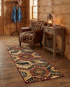 Frontier Trails Collection Area Rug -  Mesa Runner Multi  lifestyle 35