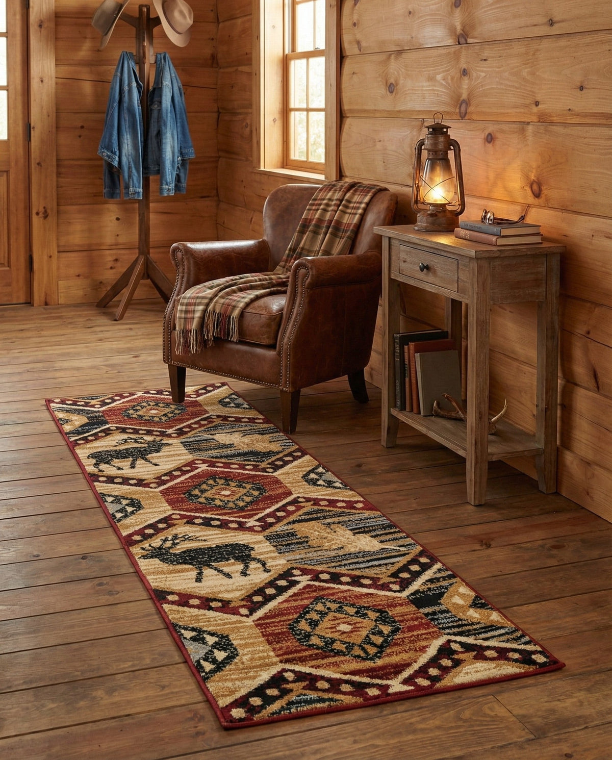 Frontier Trails Collection Area Rug -  Mesa Runner Multi  lifestyle 35