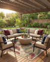 Coastal Terrace Collection Area Rug -  Wavecrest Rectangle Multi  lifestyle 31