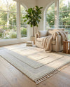 Sahara Chic Collection Area Rug -  Casablanca Rectangle Ivory  lifestyle 74
