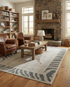 Savannah Sojourn Collection Area Rug -  Masai Rectangle Gray and Ivory  lifestyle 6