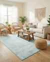 Metro Heights Collection Area Rug -  Chelsea Rectangle Teal  lifestyle 36