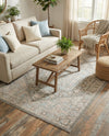 Savannah Series Collection Area Rug - Charleston (Cloud Gray) Rectangle Cloud Gray  lifestyle 6