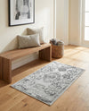 Bloomsbury Elegance Collection Area Rug - Mayfair Rectangle Gray  lifestyle 46