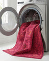 Chateau Elegance Collection Area Rug -  Louvre Rectangle Magenta  lifestyle 14