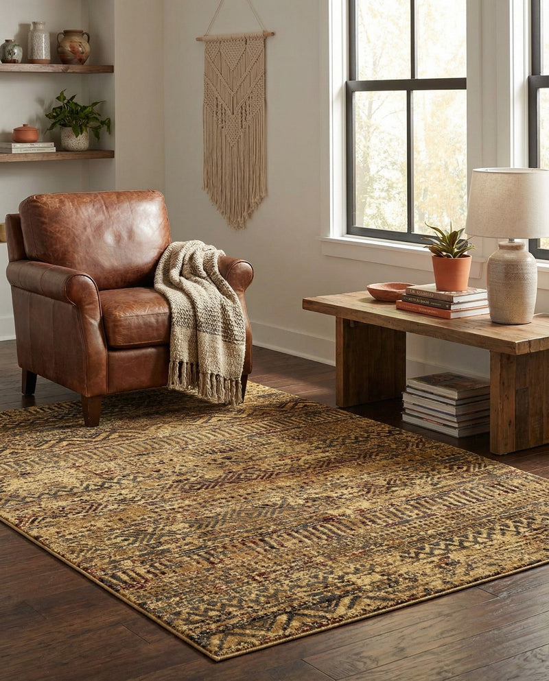 Neptune Elegance Collection Area Rug -  Nereid Rectangle Beige  lifestyle 41