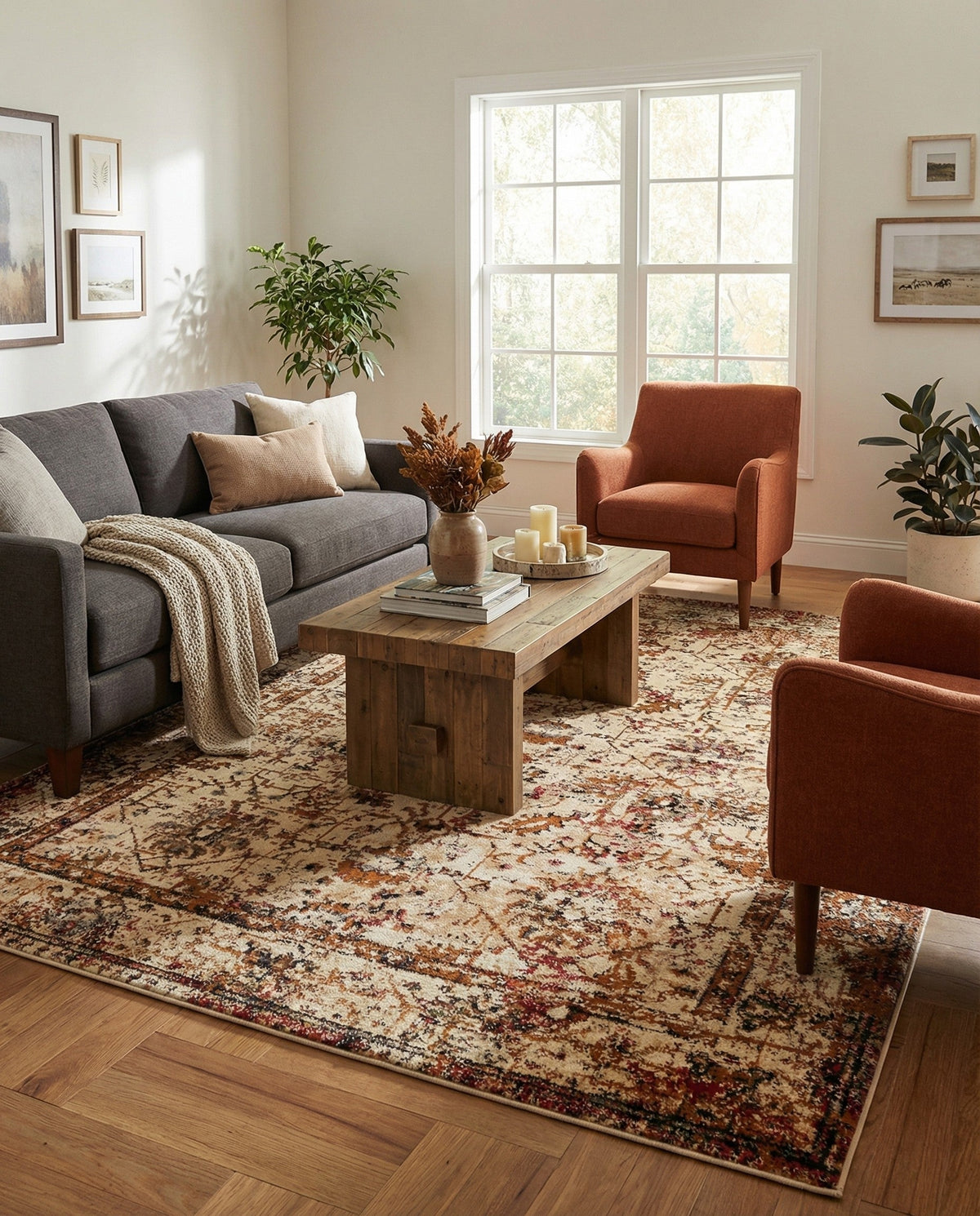 Neptune Elegance Collection Area Rug -  Galatea (Beige Cream) Rectangle Beige Cream  lifestyle 15