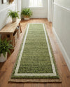 Studio Haven Collection Area Rug -  Alcove (Green) Runner Green  lifestyle 28