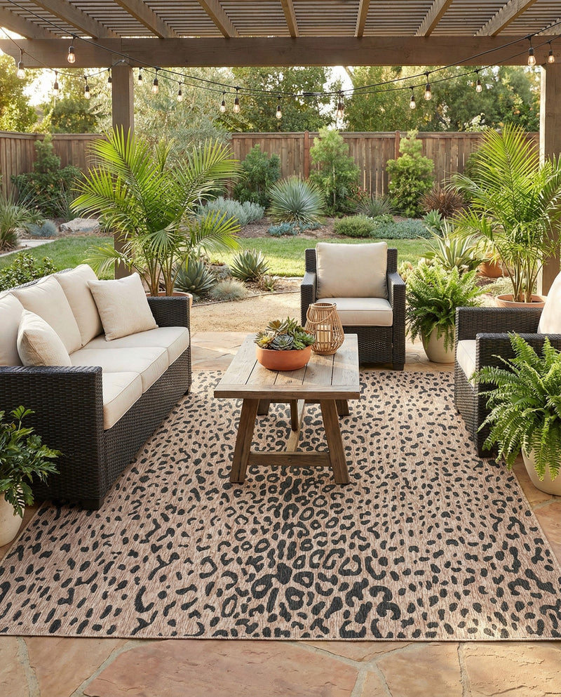 Savannah Escape Collection Area Rug - Serengeti Rectangle Natural  lifestyle 30