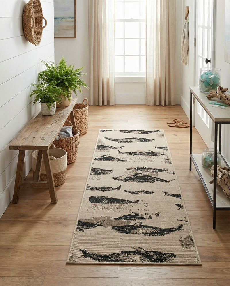 Seaside Haven Rugs Collection Area Rug -  Seabreeze Runner Beige  lifestyle 68