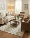 Andes Summit Collection Area Rug -  Chimborazo Rectangle White Brown  lifestyle 13