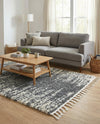 Tranquil Tides Shag Collection Area Rug - Marina Rectangle Gray  lifestyle 17
