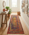 Caribbean Cove Collection Area Rug -  Martinique Runner Multi  lifestyle 37