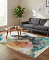 Urban Terrace Collection Area Rug -  Arbor Rectangle Multi  lifestyle 8