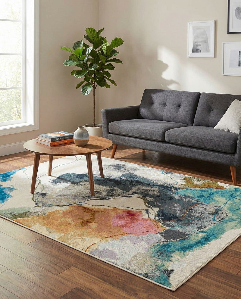 Urban Terrace Collection Area Rug -  Arbor Rectangle Multi  lifestyle 8