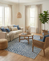 Urban Oasis Rugs Collection Area Rug -  Terrace (Blue) Rectangle Blue  lifestyle 28