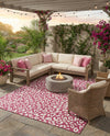 Savannah Escape Collection Area Rug -  Amazon (Magenta) Rectangle Magenta  lifestyle 16