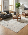 Aegean Elegance Collection Area Rug -  Paros Rectangle Gray  lifestyle 25