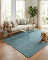 Seaside Serenity Collection Area Rug - Veranda (Teal) Rectangle Teal  lifestyle 5