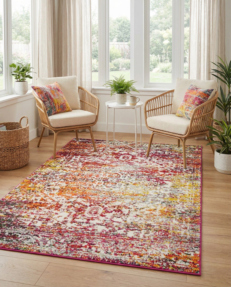 Georgetown Rugs Collection Area Rug - Dupont (Multi) Rectangle Multi  lifestyle 19