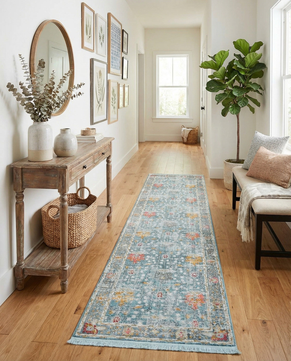 Arcadia Rugs Collection Area Rug -  Olympus Runner Blue  lifestyle 153