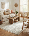 Sahara Chic Collection Area Rug -  Tangier Rectangle Ivory  lifestyle 20