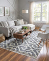 Cozy Cove Shag Collection Area Rug -  Dunes Rectangle Gray  lifestyle 11