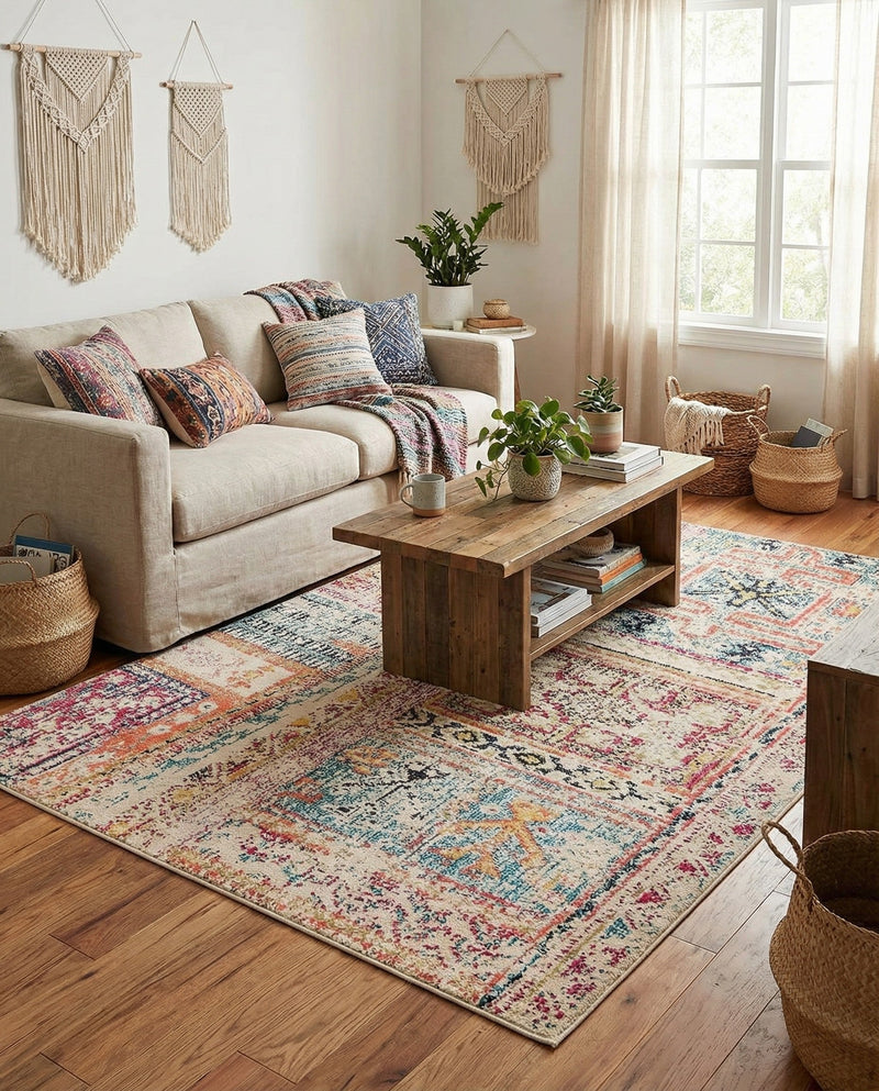 Sierra Collection Area Rug -  Tahoe Rectangle Multi  lifestyle 8