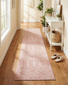 Marrakesh Lattice Collection Area Rug - Casablanca (Rose Pink) Runner Rose Pink  lifestyle 74