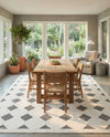 Monochrome Collection Area Rug -  Quartz Rectangle Black and White  lifestyle 4