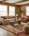 Neptune Elegance Collection Area Rug -  Galatea (Beige Cream) Square Beige Cream  lifestyle 30