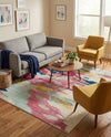 Marrakesh Elegance Collection Area Rug -  Skhirat Rectangle Pink  lifestyle 14