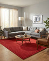 Soho Elegance Collection Area Rug - Chelsea (Burgundy) Rectangle Burgundy  lifestyle 12