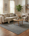 Jill Zarin Sedona Oasis Outdoor Collection Area Rug - Coconino (Black Sky) Square Black Sky  lifestyle 42