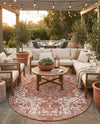 Urban Oasis Rugs Collection Area Rug -  Penthouse (Rust Red) Oval Rust Red  lifestyle 19