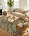 Savannah Pergola Collection Area Rug -  Pergola (Green) Rectangle Green  lifestyle 15