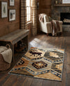 Frontier Trails Collection Area Rug -  Mesa Rectangle Blue  lifestyle 13
