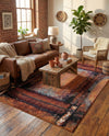 Marrakesh Elegance Collection Area Rug -  Sijilmasa Rectangle Orange  lifestyle 18