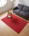 Soho Elegance Collection Area Rug - Chelsea (Burgundy) Rectangle Burgundy  lifestyle 23