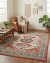 Patio Heritage Collection Area Rug - Veranda Rectangle Multi  lifestyle 18
