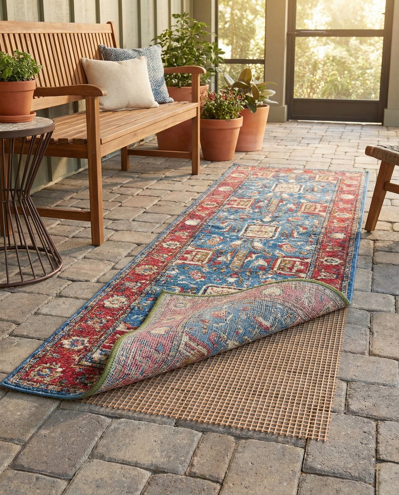 All-Weather Floor Shield Collection Rug Pad - Terracotta Runner Brown  lifestyle 30